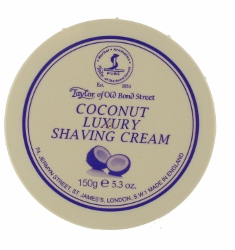 TAY-1016 Taylors of Old Bond Street Coconut shaving cream tub 150g